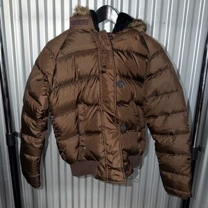 Ralph Lauren Brown Puffer Jacket